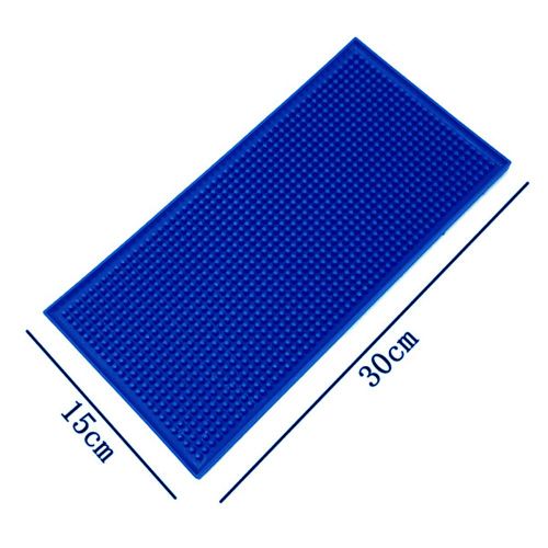 Polymères Anti-Dérapants Rectangulaires En Caoutchouc, 3 Tailles, Pour Déversement De Bière, Service De Bar, Pour Table, Tasse, Noir, Eau