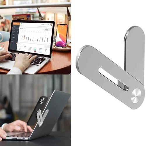 Feuilles Magnétiques De Téléphone Fixe, Support De Moniteur D'ordinateur Portable, Support De Téléphone Portable En Alliage D'aluminium