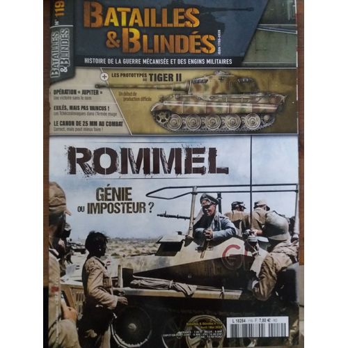 Batailles Et Blindes 119 Rommel