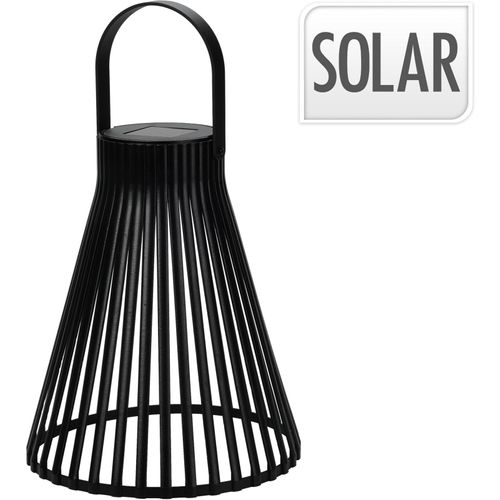 Lanterne Solaire Design Noir H23cm