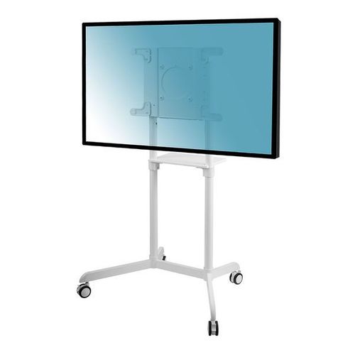 Chariot écran TV 37''-70'' compatible Samsung Flip® et Microsoft Surface Hub® 2s, Blanc