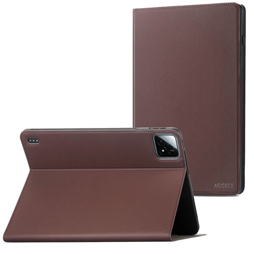 Accezz Housse Classic Tablet Stand Xiaomi Pad 6s Pro 12.4 Brun
