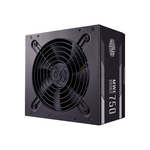 Cooler Master MWE Bronze V2 750 - Alimentation électrique (interne) - ATX12V 2.52/ EPS12V - 80 PLUS Bronze - CA 100-240 V - 750 Watt - PFC active - Europe
