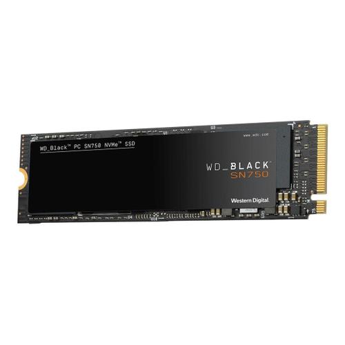 WD Black SN750 NVMe SSD WDS250G3X0C - SSD - 250 Go - interne - M.2 2280 - PCIe 3.0 x4 (NVMe)