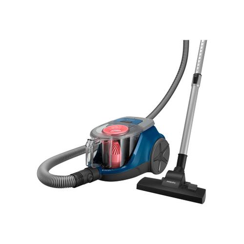 Philips 2000 Series XB2123 - Aspirateur - traineau - sans sac - bleu foncé/pêche