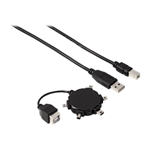 Hama Multi Mini USB Adapter Set - Kit d'adaptateurs USB - noir