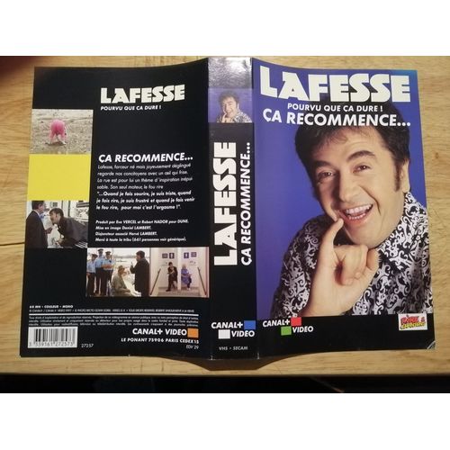 Jaquette Vhs Lafesse Pourvu Que Ça Dure Ça Recommence