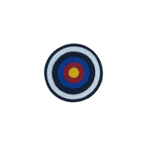 Patch Ecusson Brode Thermocollant Badge Cible Archer Tir Broderie