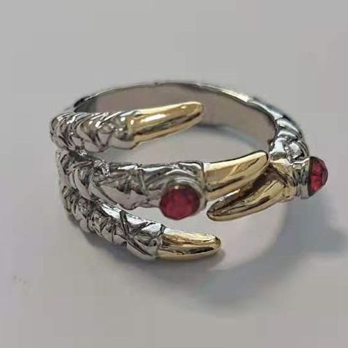 Bague En Titane Et Acier Pour Hommes, Bijoux En Forme D'aigle, Dragon, Griffe, Crâne D'halloween, Dominateur, Roche Ouverte, Animal, 30 Modèles, Meilleures Ventes