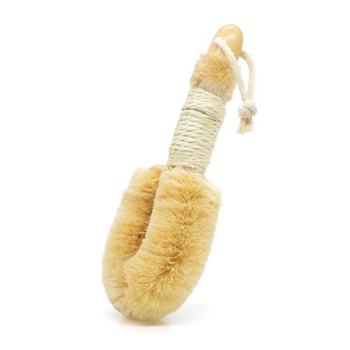 Eig88 ¿ Brosse De Massage Pour Le Corps En Sisal Naturel, Brosse De Bain, De Douche, Masseur Pour La Peau Sèche, Anti-Cellulite 