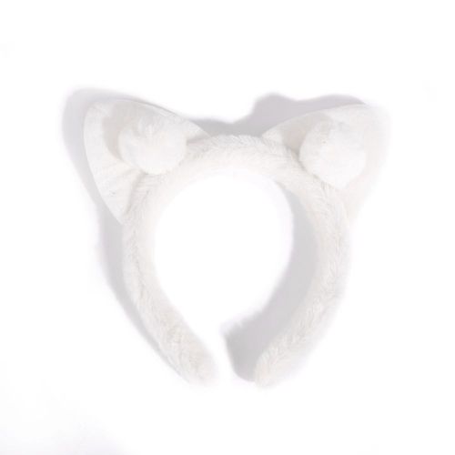 Serre-Tête Oreilles De Chat En Peluche Pour Filles, Accessoire De Coiffure, Dessin Animé, Lavage Du Visage, Nouvelle Collection Automne Hiver