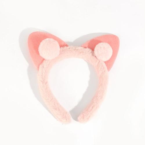 Serre-Tête Oreilles De Chat En Peluche Pour Filles, Accessoire De Coiffure, Dessin Animé, Lavage Du Visage, Nouvelle Collection Automne Hiver