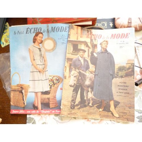 Lot De 4 "Le Petit Echo De La Mode" 1955/56.
