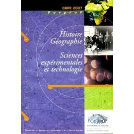 Histoire Géographie Sciences Expérimentales Et Technologie