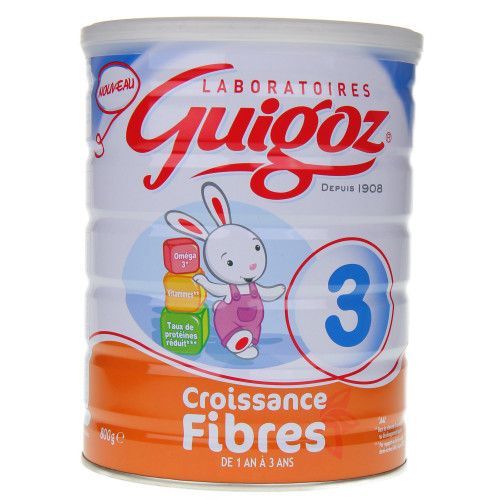 Guigoz Croissance Fibres Lait 3ème Âge 800 G