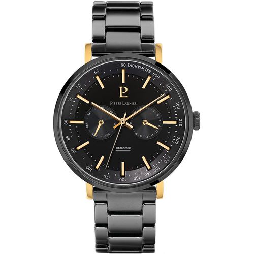 Montre Homme Ceramic Cadran Noir Bracelet Céramique Noir