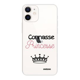 Coque Iphone 12 Mini Souple Transparente Connasse Mais Princesse Motif Ecriture Tendance