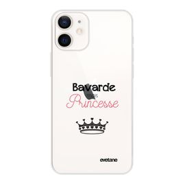 Coque Iphone 12 Mini Souple Transparente Bavarde Mais Princesse Motif Ecriture Tendance
