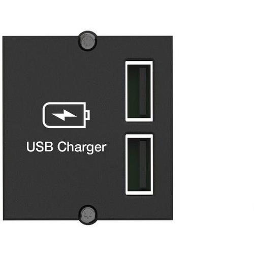 Bachmann Double Charger - Insert de montage encastré - charge USB X 2