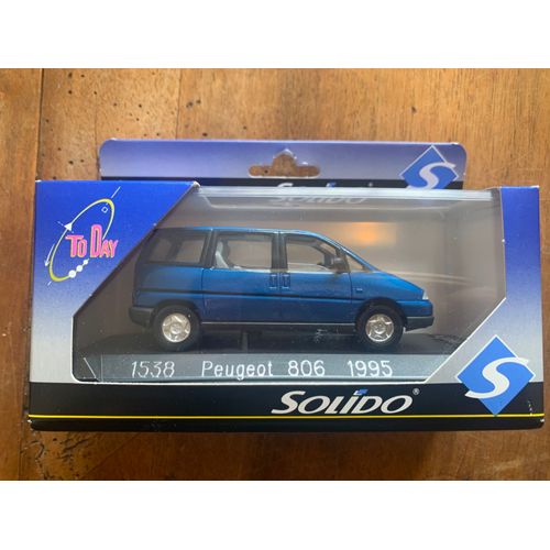 Peugeot 806 1995 Solido To Day Avec Boîte-Solido