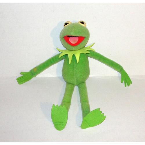 Kermit la grenouille + carte de Noël peluche 38 cm doudou The