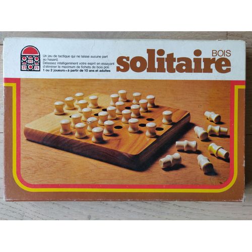 Jeu Bois Solitaire