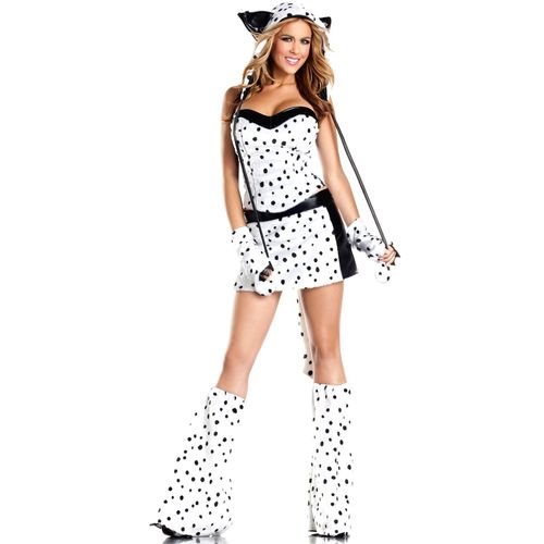 Déguisement Femme Costume Animaux Chien 101 Dalmatiens Taille M