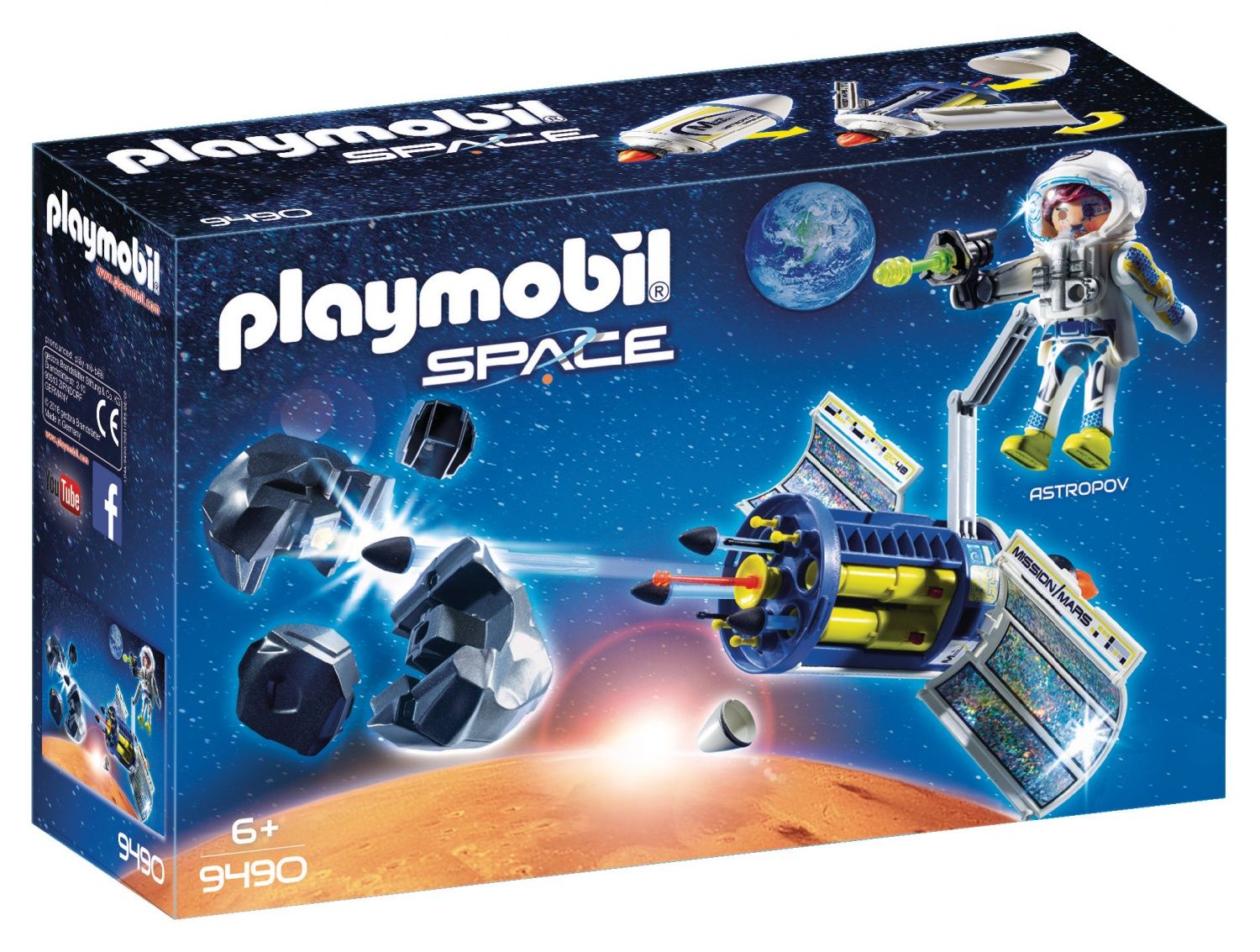 Playmobil 9490 - Spationaute Avec Satellite Et Météorite - 4