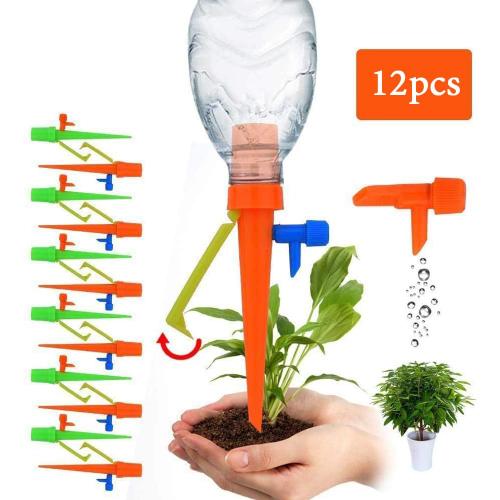 12/6x goutte à goutte Irrigation plante jardin outils bouteille automatique goutte à goutte arrosage pointes fleur plantes système d'irrigation automatique