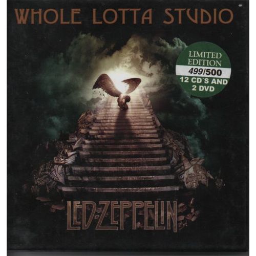 Whole Lotta Studio (Ltd 500 Copies 12cds & 2dvds Box Set) - Monaural Copy, Out-Takes, Rehearsals, Bbc Sessions, Cover