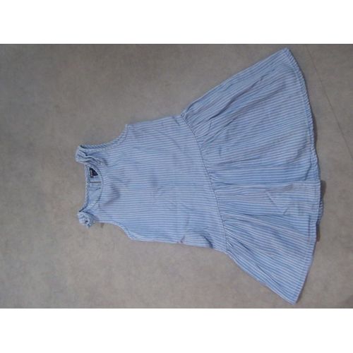 Robe Sans Manche Jean Rayée Kiabi - 5 Ans
