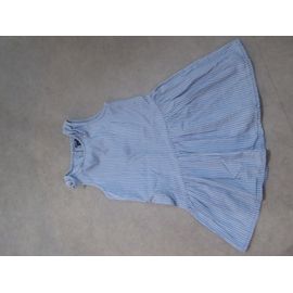 Robe Sans Manche Jean Rayée Kiabi - 5 Ans
