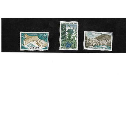 Timbres France 1958 Neufs ** Yt Lot Des N° 1150 - 1177 - 1179