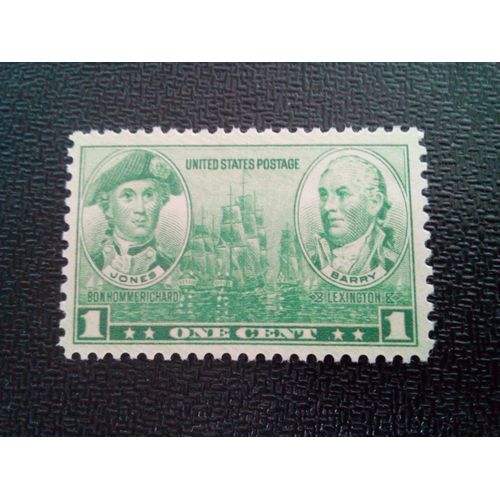 Timbre Etats-Unis Yt 352 John Paul Jones Et John Barry 1936 ( 091004 )