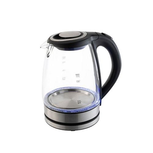 silver style - bouilloire sans fil 1.7l 2000w verre/noir - 002031