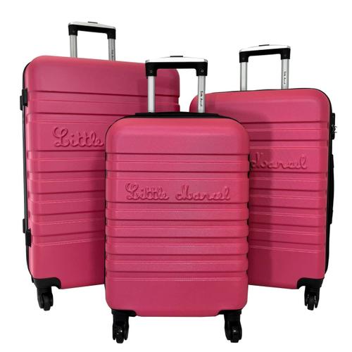 Lot 3 valises dont 1 valise cabine rigides Little Marcel ABS