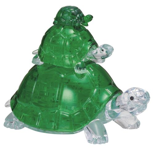 3d Crystal Puzzle - Tortues - 37 Pièces