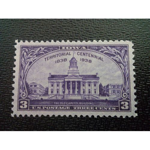 Timbre Etats-Unis Yt 403 Vieux Capitole, Iowa City 1938 ( 091004 )