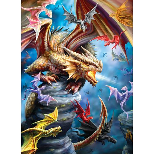 Anne Stokes - Clan De Dragons - Puzzle 1000 Pièces