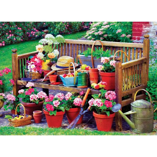 Banc De Jardin - Puzzle 1000 Pièces