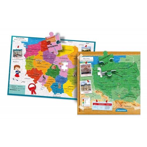 Carte De La Pologne - Puzzle 104 Pièces