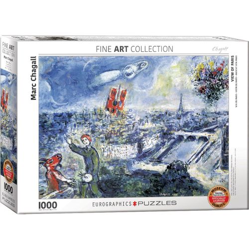 Chagall Marc - Le Bouquet De Paris - Puzzle 1000 Pièces