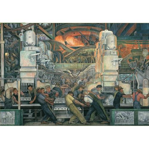 Diego Rivera : L'industrie De Détroit - Puzzle 1000 Pièces