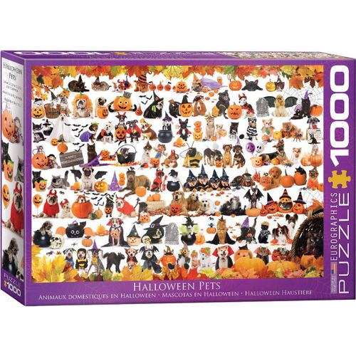 Halloween Puppies And Kittens - Puzzle 1000 Pièces