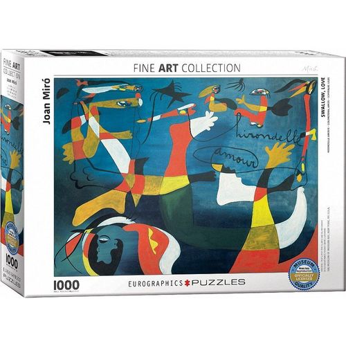 Joan Miro - Hirondelle Amour - Puzzle 1000 Pièces