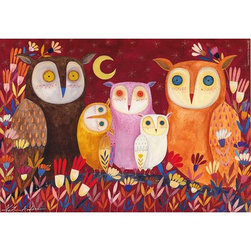 Kurti Andi - Hiboux - Puzzle 1000 Pièces