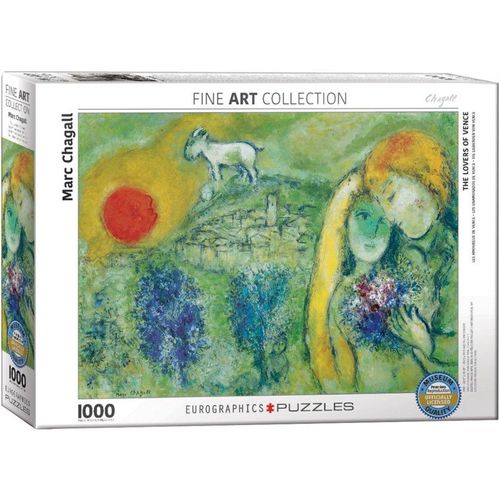 Marc Chagall - Les Amoureux De Vence - Puzzle 1000 Pièces