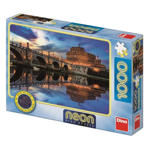 Neon Puzzle - Angel Castle - 1000 Pièces