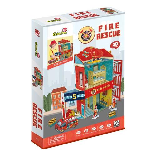 Puzzle 3d - Fire Rescue - 89 Pièces