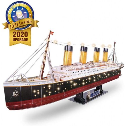 Puzzle 3d Avec Led - Titanic - 266 Pièces